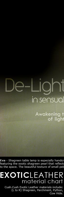 De-Light in sensual surfaces